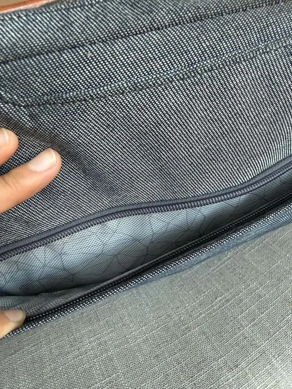 Tumi Alpha Bravo Slim Briefcase in Charcoal Grey Ballistic Nylon